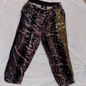 Velvet Cigarette Pants
